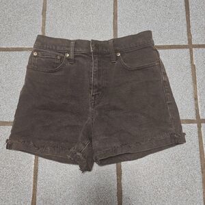 Madewell Women's Dark Grey Jeans Short Size 24